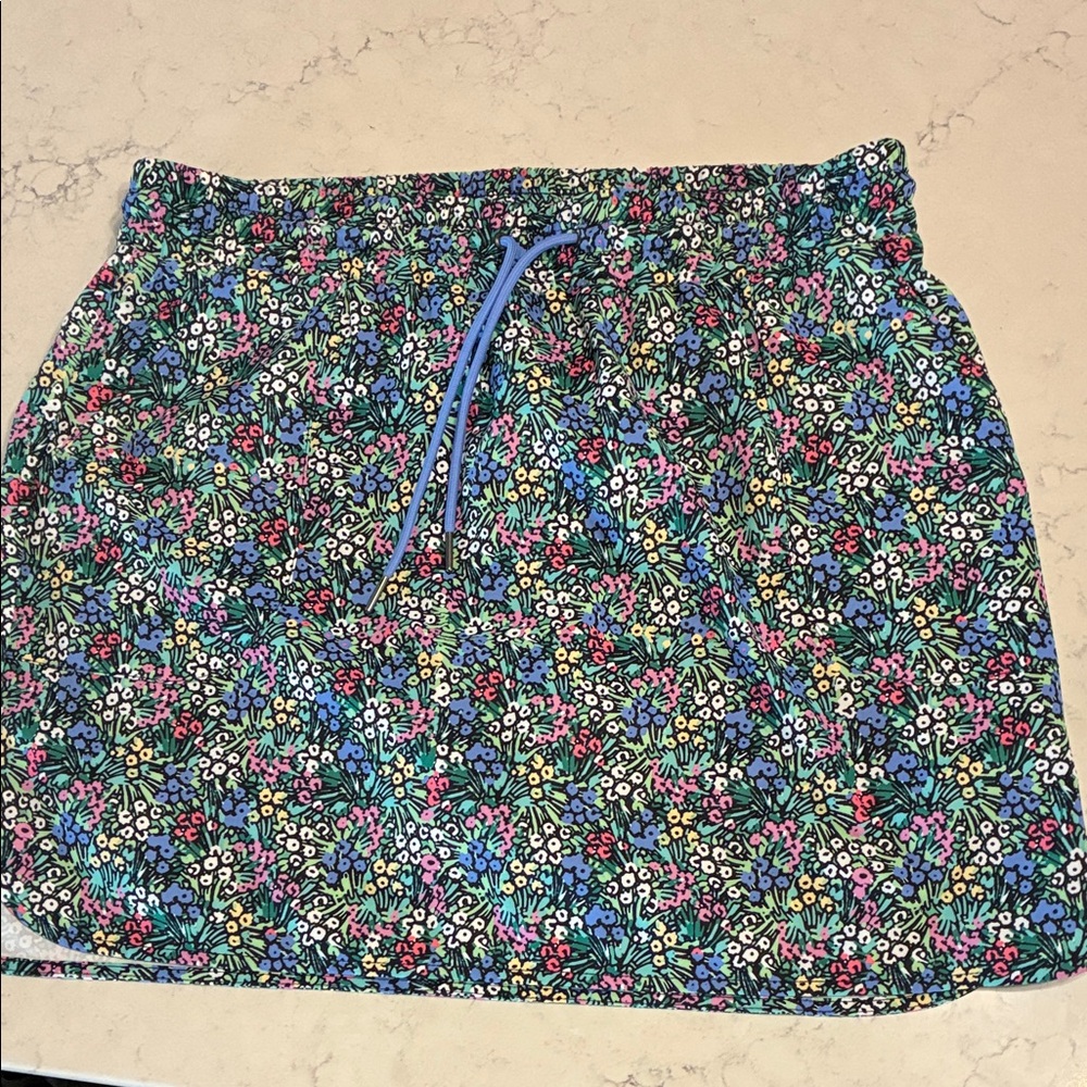 St. John's Bay Multicolor Floral Mini Skirt